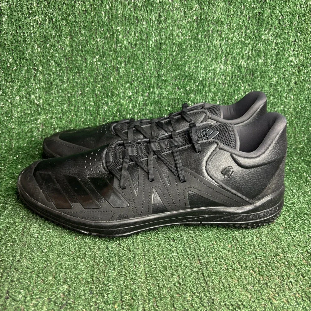 Adidas Speed Team Turf Baseball Cleats G27677 Athletic Shoes Black Mens Size 11